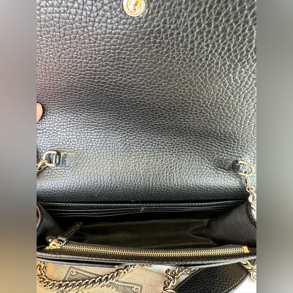 Gucci SoHo Wallet on Chain Marmont crossbody leather, Italy, Box, dustbag, COA - Picture 12 of 16